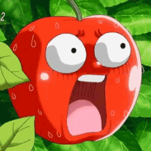 apple emotion scared scream