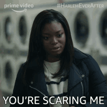 Youre Scaring Me Melissa GIF - Youre Scaring Me Melissa Harlem GIFs
