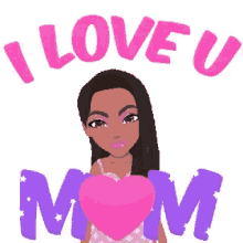 I Love U Mom Lou GIF - I Love U Mom Lou Lignon GIFs