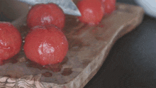 Cut A Tomato In Half Two Plaid Aprons GIF