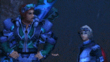 a video game character says hope i 'm not interrupting .