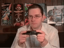 shocked gamer angry video game nerd