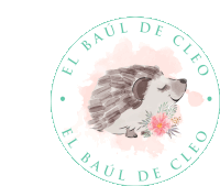 El Baul De Cleo Logo Sticker - El Baul De Cleo Logo Hedgehog Stickers