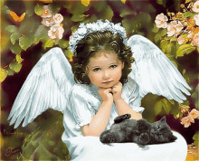 angel child kitten