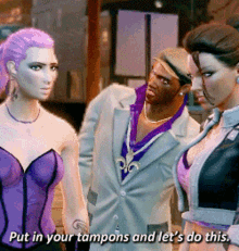 Saints Row Shaundi GIF - Saints Row Shaundi Put In Your Tampons And Lets Do This GIFs