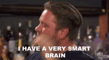 I Have A Very Smart Brain Trying My Best GIF