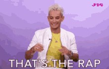 thats the rap the rap qoute on quote quote frankie grande
