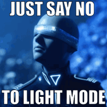 Light Mode No Light Mode GIF - Light Mode No Light Mode Say No To Light Mode GIFs