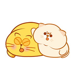 Cat Fat Sticker - Cat Fat Chubby Stickers