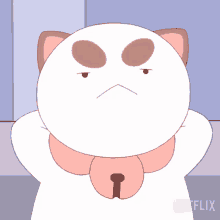 Pointing With Head Puppycat GIF - Pointing With Head Puppycat Bee And Puppycat GIFs