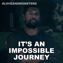 Its An Impossible Journey Tim GIF - Its An Impossible Journey Tim Love And Monsters GIFs