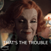 That'S The Trouble Madame Tracy GIF - That'S The Trouble Madame Tracy Miranda Richardson GIFs