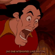 Gaston Intensifies GIF - Gaston Intensifies Disney GIFs