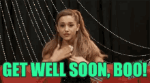 Ariana Grande Get Well Soon GIF - Ariana Grande Get Well Soon Bye GIFs
