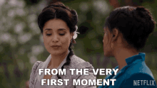 From The Very First Moment Lady Mary Sharma GIF - From The Very First Moment Lady Mary Sharma Shelley Conn GIFs