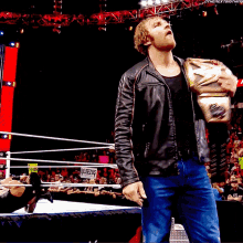 Dean Ambrose Wwe Champion GIF