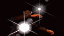 a computer generated image of a machine with a purple light coming out of it