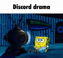 Discord Discord Drama GIF - Discord Discord Drama Spongebob GIFs