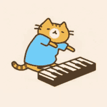 Cat Playing Keyboard GIF - Cat Playing Keyboard Music GIFs