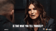 Is That What You Tell Yourself Detective Olivia Benson GIF - Is That What You Tell Yourself Detective Olivia Benson Mariska Hargitay GIFs