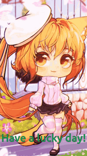 Anime Girl, cute, orange, girl, anime, HD wallpaper | Peakpx