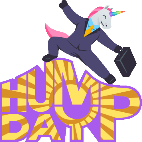 Hump Day Unicorn Life Sticker - Hump Day Unicorn Life Joypixels Stickers