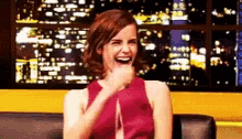 Emma Watson Lol GIF - Emma Watson Lol Laugh GIFs