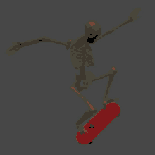 Skeleton Skating GIF - Skeleton Skating Skateboard GIFs