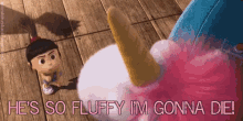 Fluffy Die GIF - Fluffy Despicable Me Cute GIFs