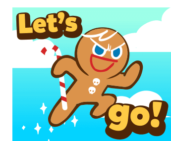 Cookie Run Gingerbrave Sticker - Cookie Run Gingerbrave Line Sticker Stickers
