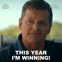 a man says " this year i 'm winning " on hulu