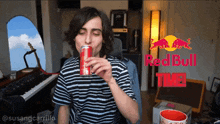 Aidan Gallagher Red Bull GIF - Aidan Gallagher Red Bull Time GIFs