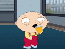 Drinking Family Guy GIF - Drinking Family Guy Stewie GIFs