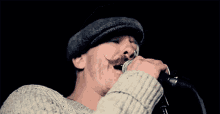 singing foy vance closed hand full of friends feeling the music live performance