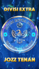 a poster that says divisi extra jozz universe community on it