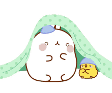 trembling in fear molang piu piu were scared absolutely terrified