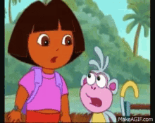 Dora The Explorer Boots GIF - Dora The Explorer Boots Troll GIFs