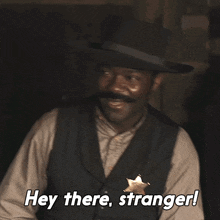Hey There Stranger Bass Reeves GIF - Hey There Stranger Bass Reeves Lawmen Bass Reeves GIFs