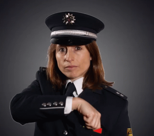 Police Warning Cop GIF - Police Warning Cop Polizei - Discover & Share GIFs