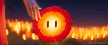 Super Mario Movie Peach GIF - Super Mario Movie Peach Fire GIFs