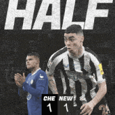 Chelsea F.C. (1) Vs. Newcastle United F.C. (1) Half-time Break GIF - Soccer Epl English Premier League GIFs