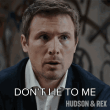 Dont Lie To Me Charlie Hudson GIF - Dont Lie To Me Charlie Hudson Hudson And Rex GIFs