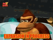 Donkey Kong Banana GIF - Donkey Kong Banana Expansion In Progress GIFs