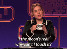 The Moon Is Fake After Midnight GIF - The Moon Is Fake After Midnight Taylor Tomlinson GIFs