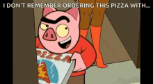 pizza drawn