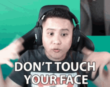 Dont Touch Your Face Green Dumpling GIF - Dont Touch Your Face Green Dumpling Safe GIFs