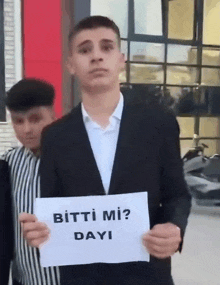 Bitti Mi Dayı GIF