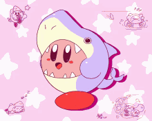 Shark Cute GIF - Shark Cute Kirby GIFs