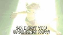 So Dont You Dare Start Now Catra GIF - So Dont You Dare Start Now Catra Shera And The Princesses Of Power GIFs