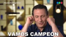 Vamos Campeon Paulo Kablan GIF - Vamos Campeon Paulo Kablan Masterchef Argentina GIFs